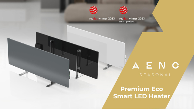 AENO uusima mudeli turuletulek annab kodukütte mugavusele ja kasutajasõbralikule disainile uue tähenduse: kütteseade AENO Premium LED Eco Smart Heater